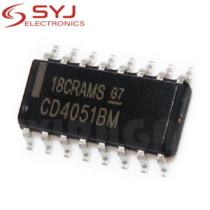 Bộ 10 linh kiện Cd4051Bm Cd4051 4051 Sop16