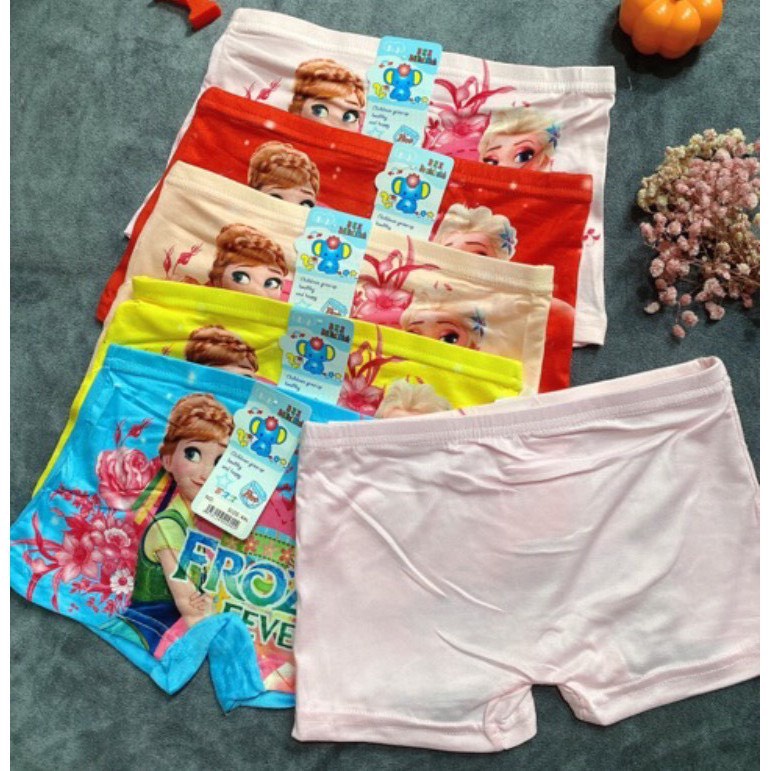 Quần lót đùi bé gái 3D công chúa Elsaz.