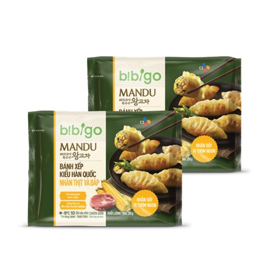 Bánh Xếp Mandu Hàn Quốc Bibigo CJ Food 350g 10 bánh