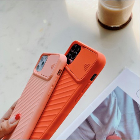 Ốp điện thoại thiết kế nắp trượt bảo vệ camera cho IPhone 11 Pro X XR Xs Max 7 8 Plus