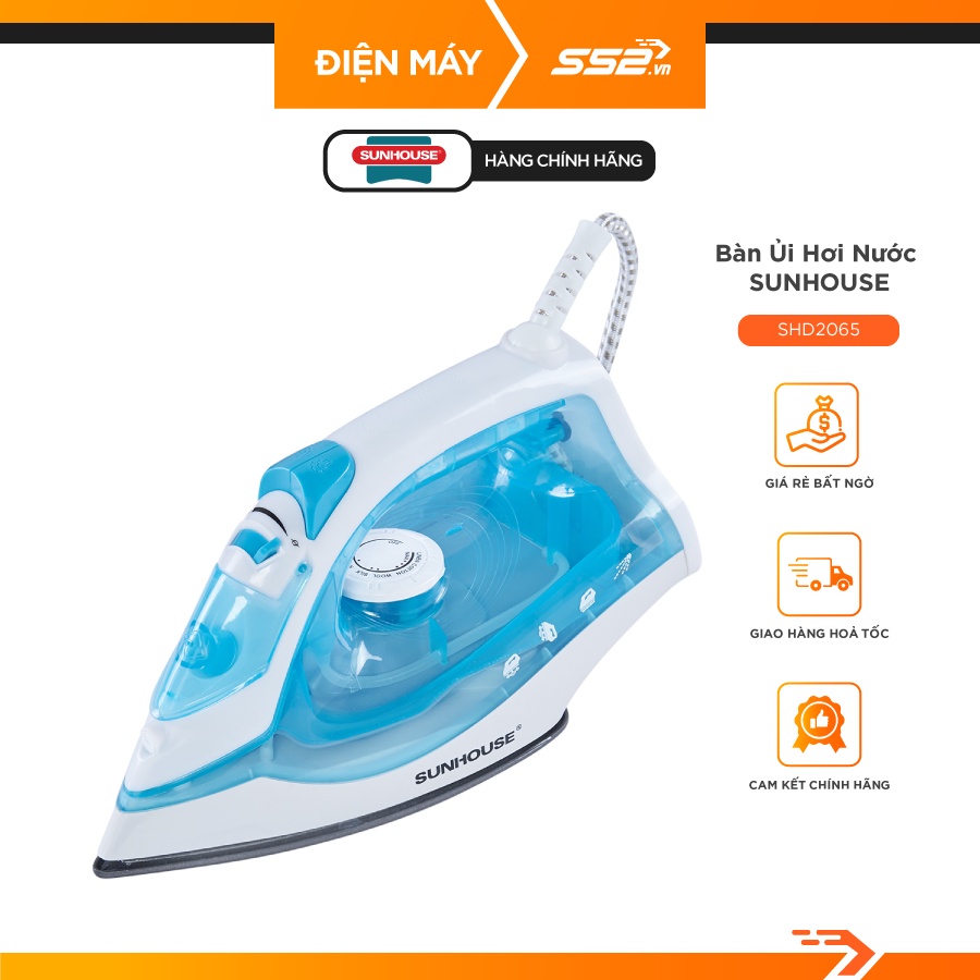 Bàn Ủi Hơi Nước Sunhouse SHD2065 - Bảo Hành Chính Hãng