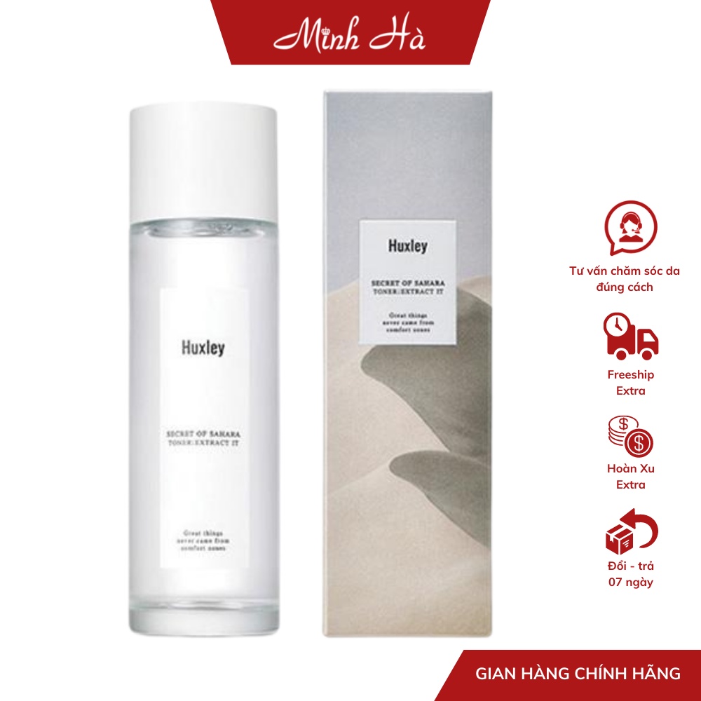 Nước hoa hồng Huxley Secret Of Sahara Toner Extract It 120ml cấp ẩm cho da