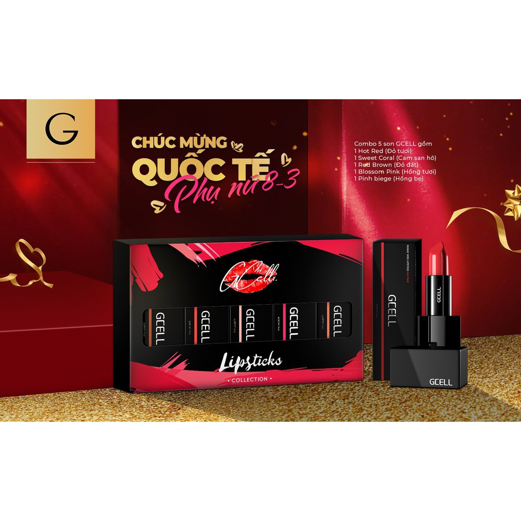 SON LÌ LÂU TRÔI (GCELL MAGIC KISS LIPSTICK) | BigBuy360 - bigbuy360.vn