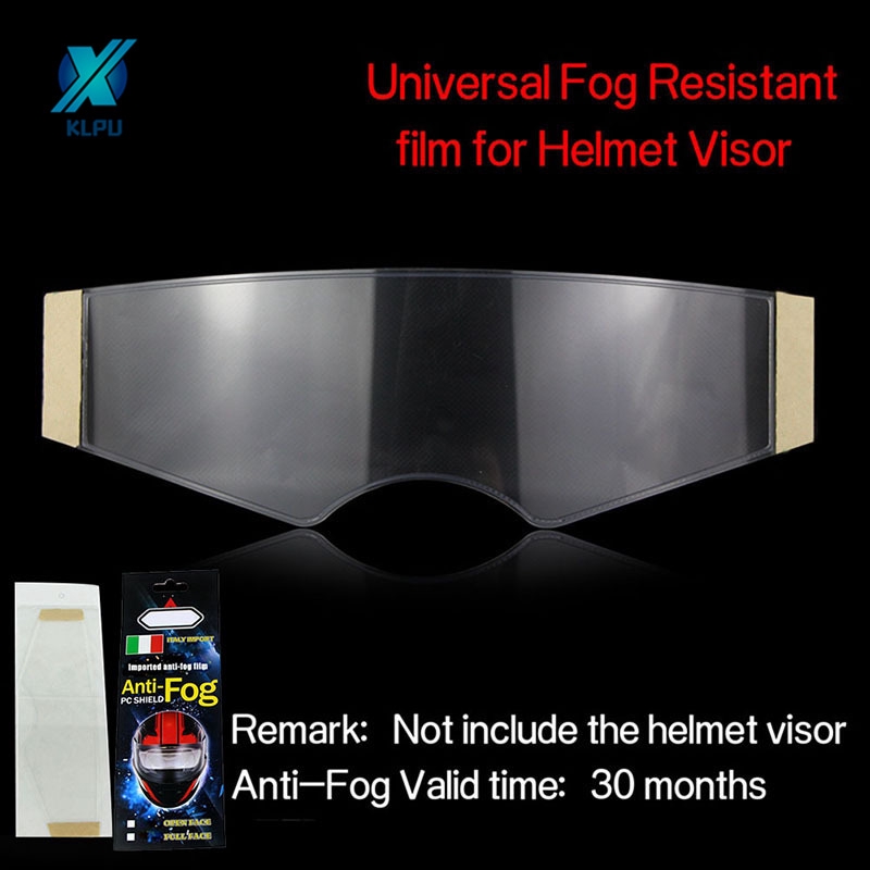 Miếng film dán kính nón bảo hiểm chống bám hơi nước sương mờ