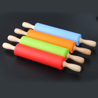 cán bột silicon cán gỗ 29cm/38cm