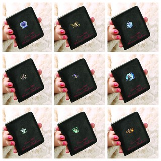 Ví ngắn đen cầm tay IN HÌNH GENSHIN IMPACT game chibi anime đựng vật dụng nhỏ quà tặng xinh xắn dễ thương tiện lợi