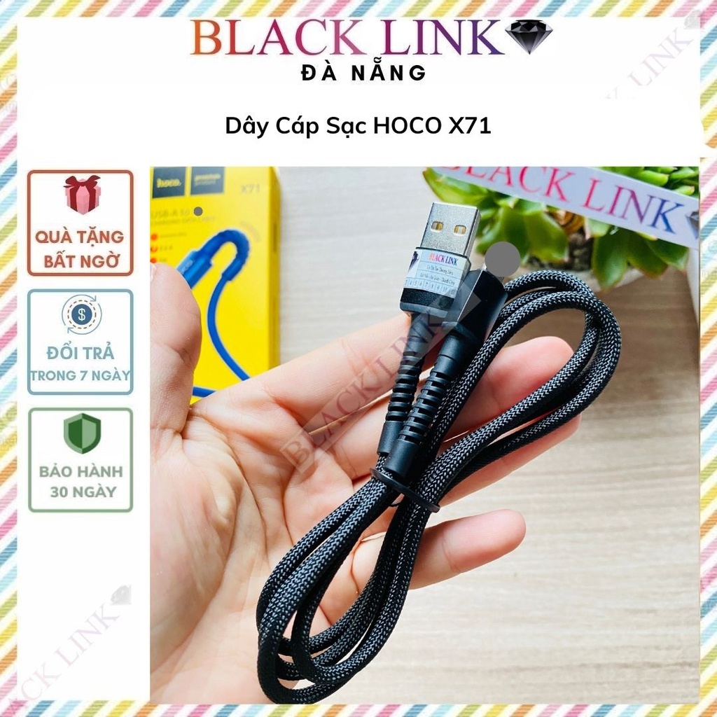 Dây Cáp Sạc 2.4A HOCO X71 Điện Thoại Máy Tính Bảng - Dây Cáp Sạc Nhanh Pin Dự Phòng Tai Nghe Bluetooth Không Dây I12 F9
