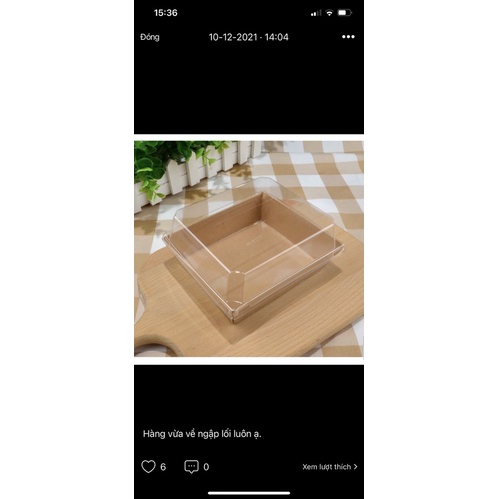 Hộp kraf vuông 1413  100c