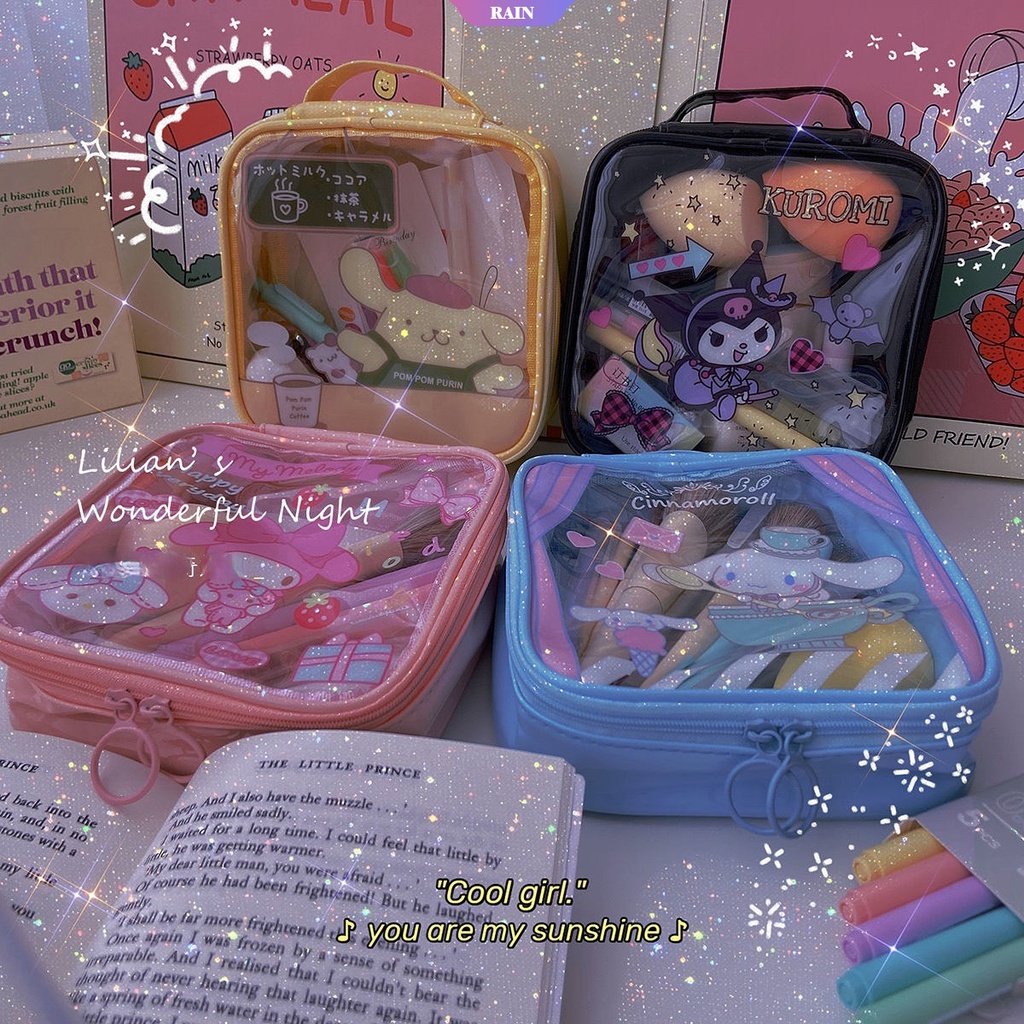 1 Hộp Đựng Bút Chì Sức Chứa Lớn Hình Cinnamoroll Kuromi My Melody Dễ Thương Sức Chứa Lớn Dành Cho Học Sinh/Du Lịch