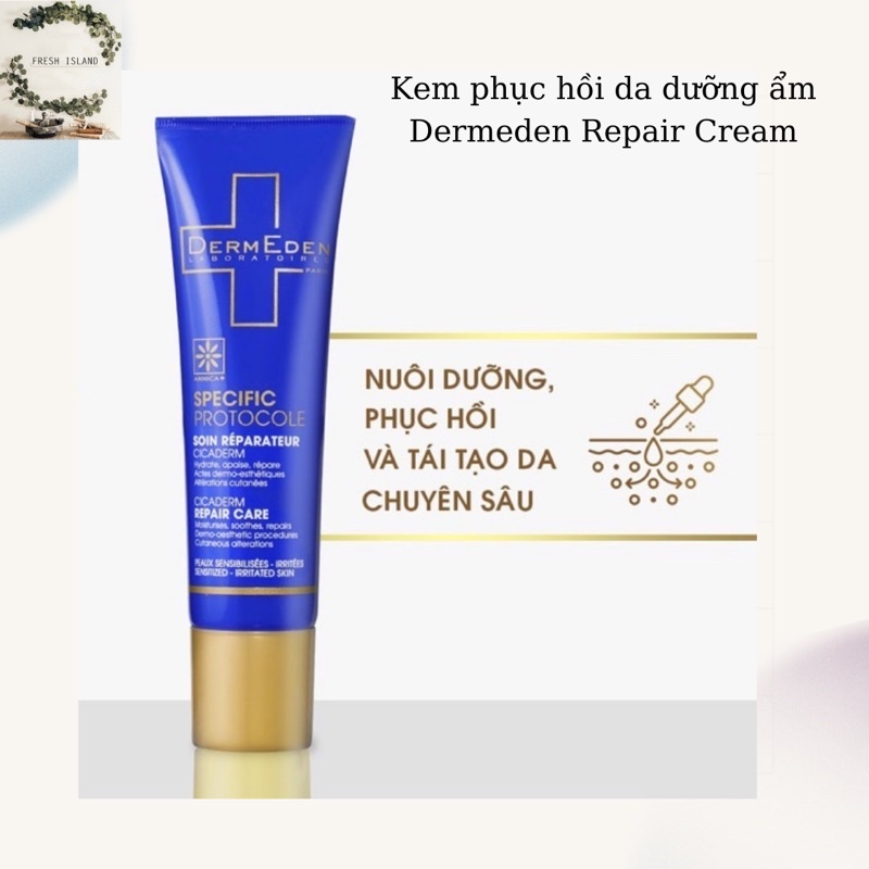 Kem Dưỡng phục hồi Dermeden Repair Cream 30ml ( chính nghạch- có tem phụ- phiếu nhập khẩu)