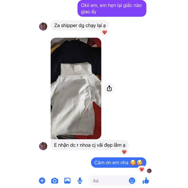 Áo croptop cổ lọ chất thun gân ( Video feedback ) | BigBuy360 - bigbuy360.vn