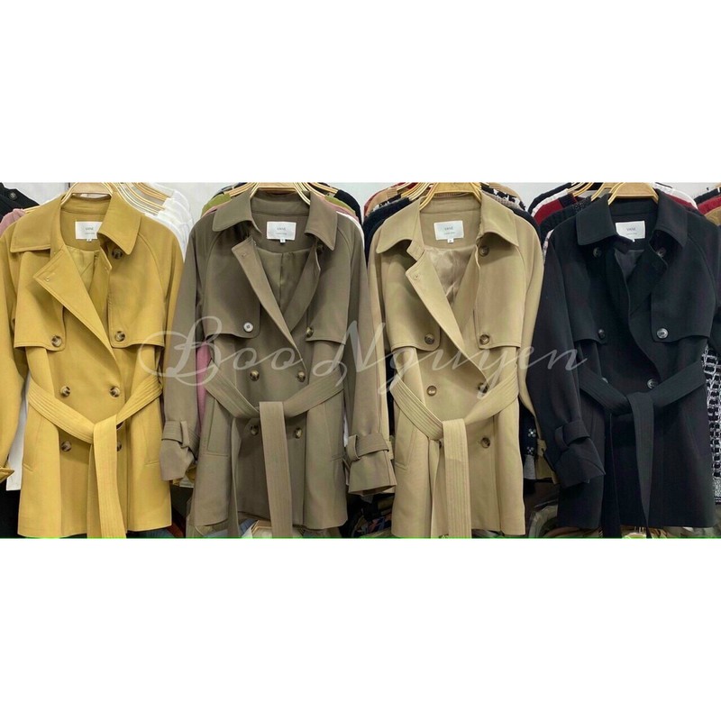 áo mangto kaki đai tay cao cấp chuẩn hãng VANE (sẵn nâu be) | BigBuy360 - bigbuy360.vn