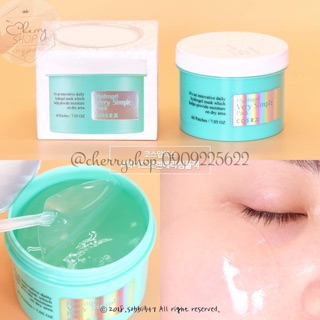 Mặt Nạ Thạch Cấp Ẩm COSRX Hydrogel Very Simple Pack 60 Miếng