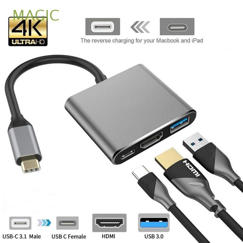 Đầu chuyển đổi MAGIC kết nối cổng USB Type-C 3 trong 1 chuyên nghiệp tiện dụng