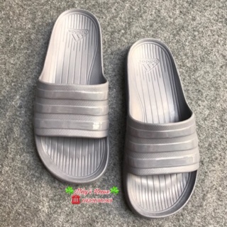 [☘️ADIDAS®☘️]- DÉP ĐÚC DURAMO SLIDES - Xám full