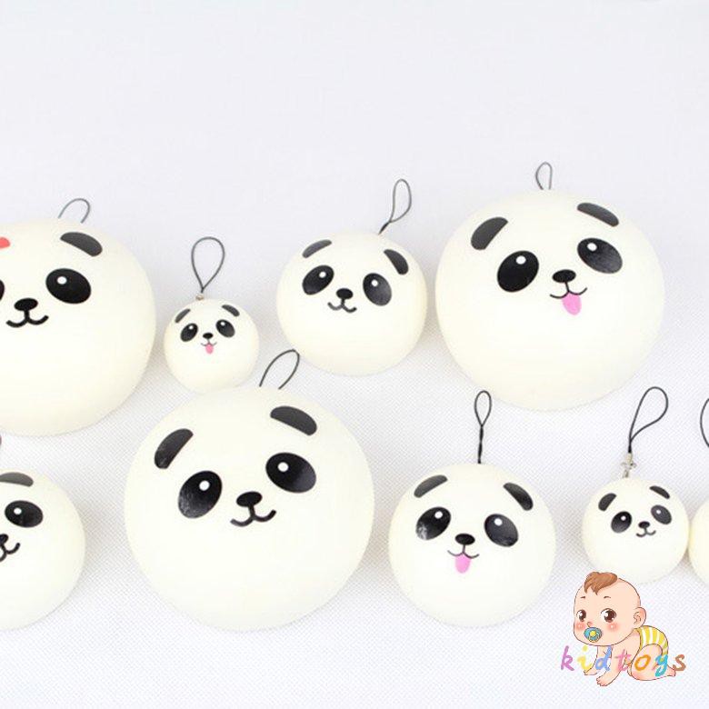 Đồ chơi squishy hình gấu trúc đáng yêu giúp giảm căng thẳng cho bé