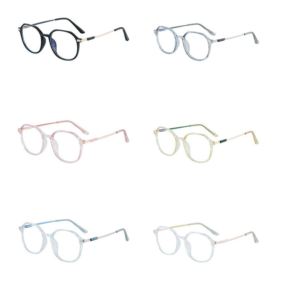 Mắt Kính Gọng Tròn Chống Ánh Sáng Xanh Phong Cách Hàn Quốc Thời Trang Cho Nam Và Nữ