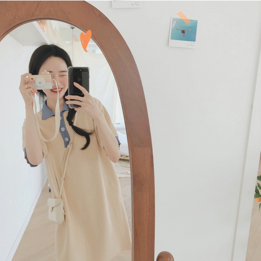 Mặc gì đẹp: Siêu xinh với Đầm polo ngắn tay phong cách Hàn Quốc thời trang dành cho nữ