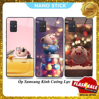 Ốp lưng samsung A51 5G, A71, A71 5G, Ốp samsung kính cường lực in hình theo yêu cầu_NANOSTICK, 0526