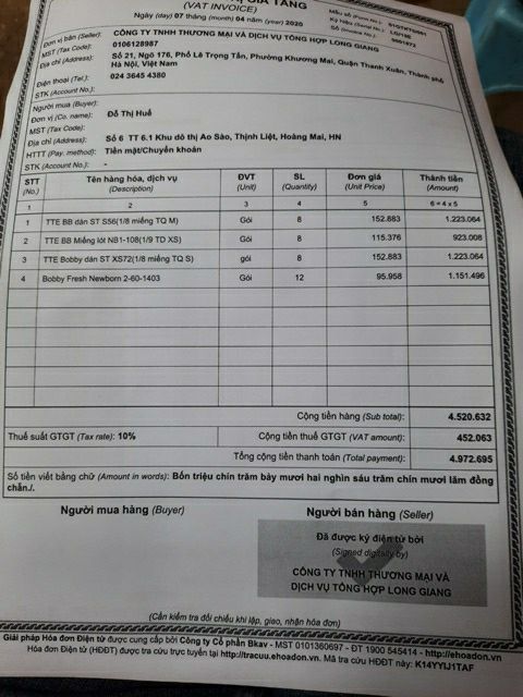 Miếng lót sơ sinh Bobby Newborn 1 108 miếng, Newborn 2 60 miếng