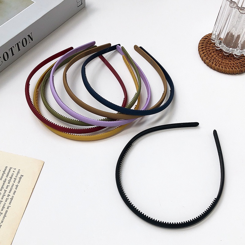 Băng đô bằng acrylic nhiều màu sắc thời trang phong cách Hàn Quốc cho nữ