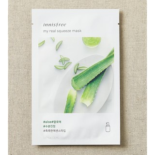 MẶT NẠ GIẤY INNISFREE MY REAL SQUEEZE MASK – Aloe (Lô Hội)