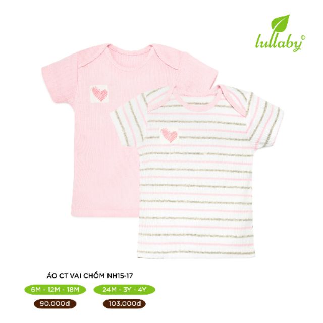 [Lullaby] Set 2 áo cộc tay cho bé