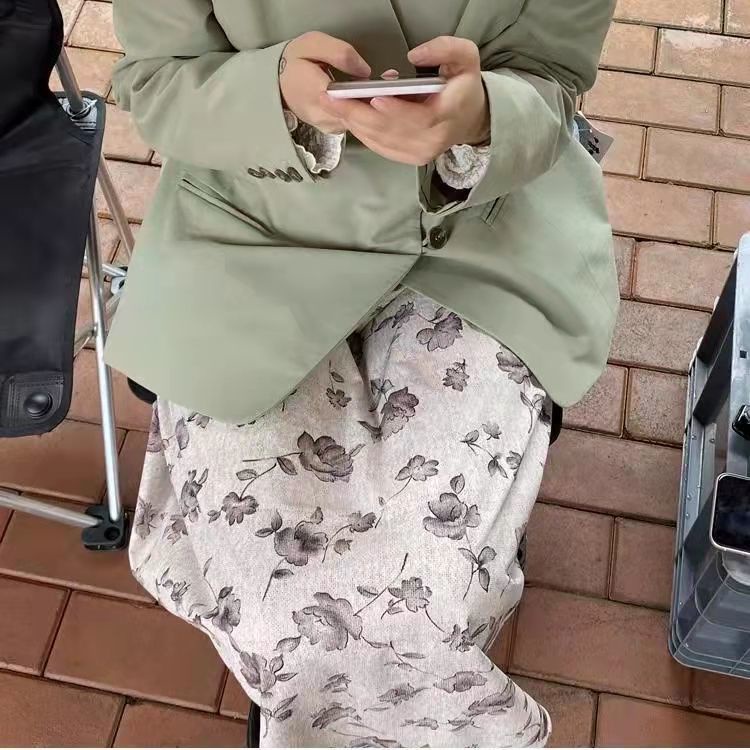 Váy Hoa Phong Cách retro Nhật Bản Mới Của Phụ Nữ