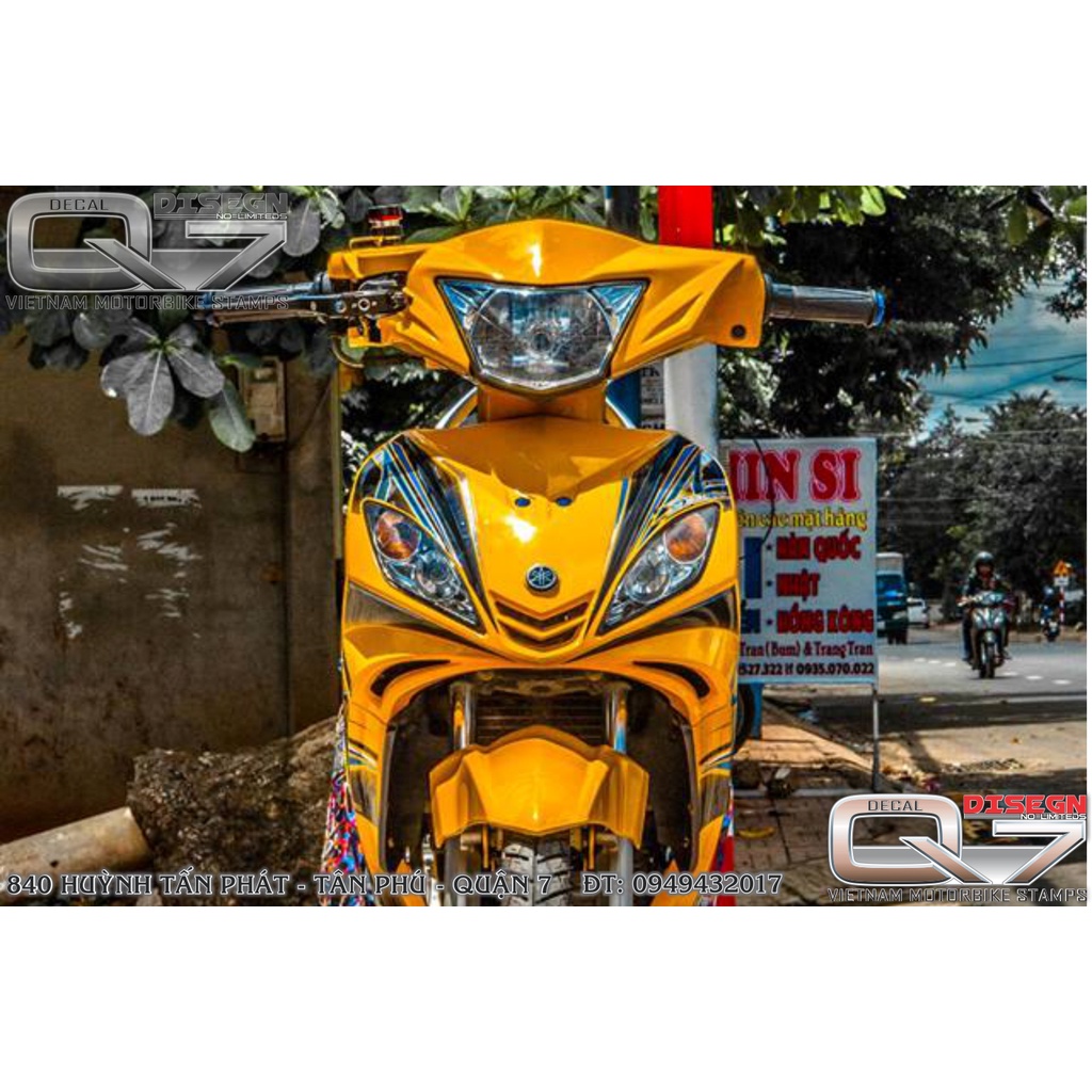 TEM RỜI EXCITER 2010 VÀNG ĐEN