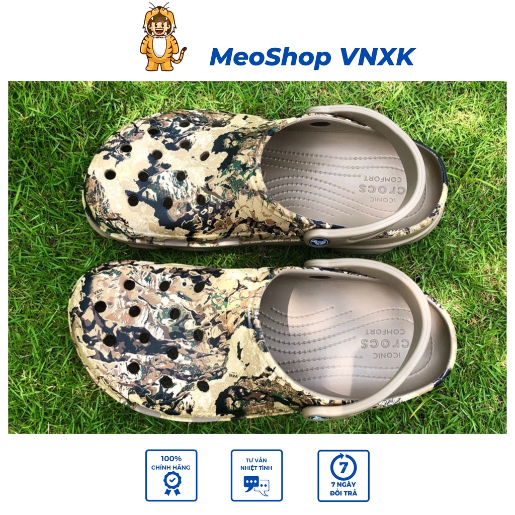 Dép Cross Classic All - Terrain Clogs Camo, Dép Đi Mưa Chất Lượng Cao, Không Hôi Chân, VNXK - Chính Hãng.