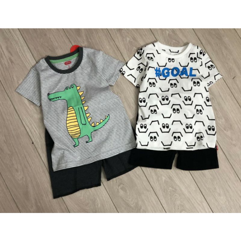 Đồ bộ thun cao cấp MUJI cho bé trai hàng xuất dư mùa hè