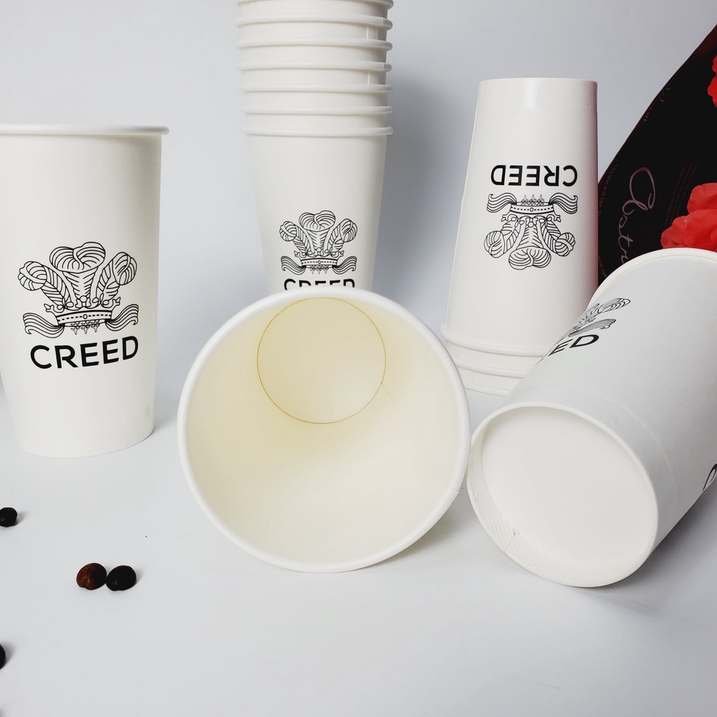 Set 50 cốc giấy 480ml CREED size 16oz siêu đẹp