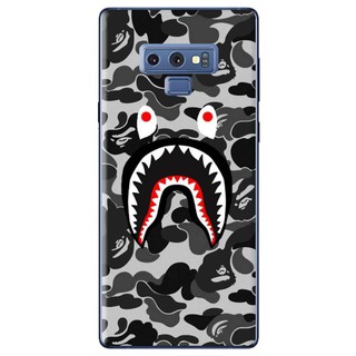 Ốp lưng samsung note 9 - bape xám đen