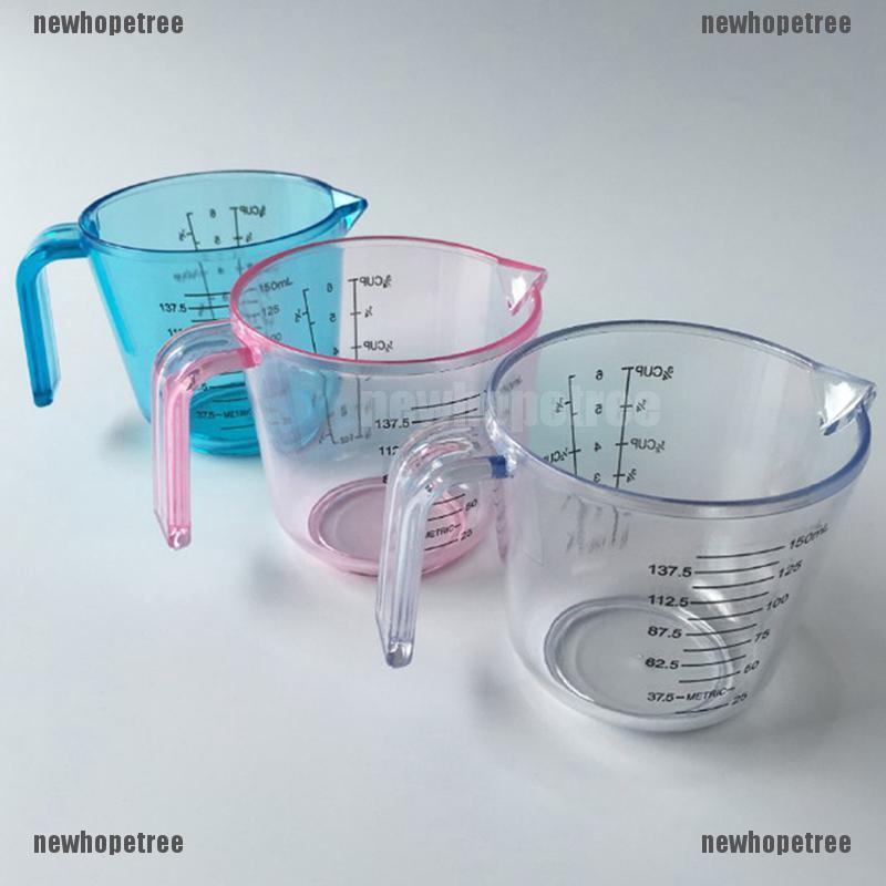 Cốc đong dung dịch chất liệu nhựa trong suốt dung tích 150ml