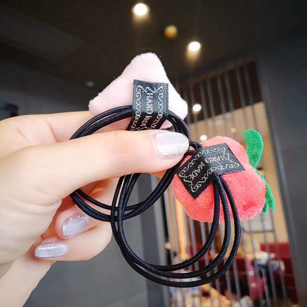 Dây chun cột tóc cục bông nhiều mẫu dễ thương cute TooYoo TY0134