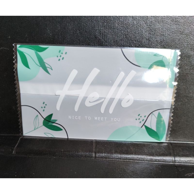 Túi 7*12 cm - Set 100 túi bánh DỨA hạnh nhân bánh gạo lứt FOR YOU hàn miệng