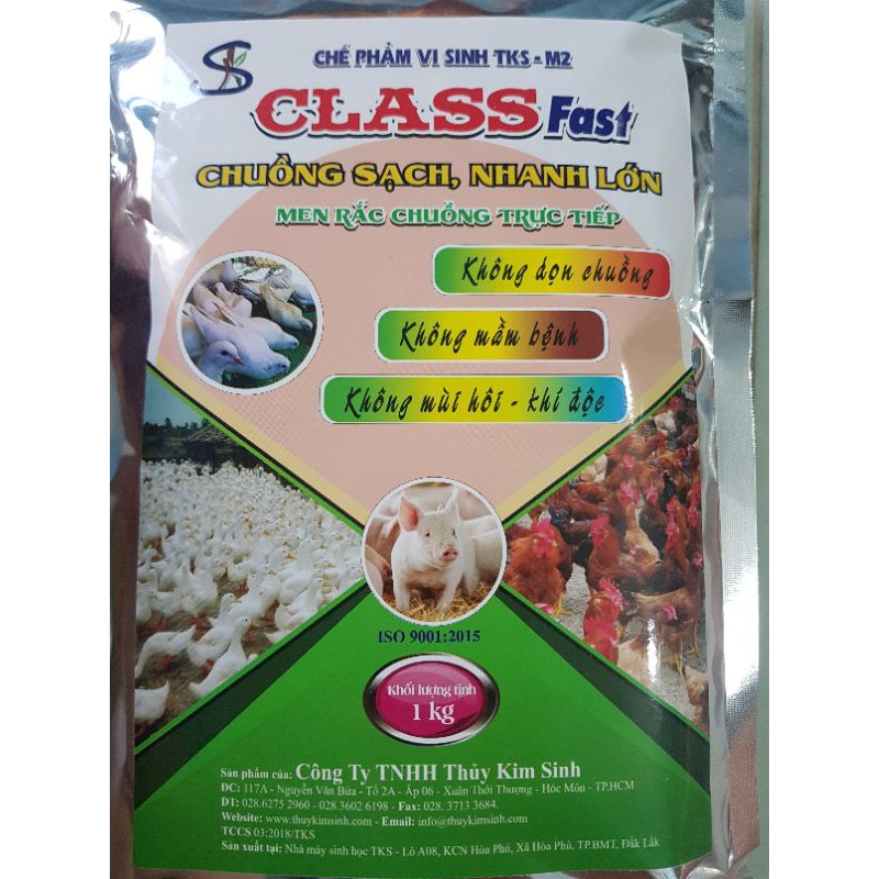 Men rắc chuồng , chuồng sạch , nhanh lớn bịch 1kg