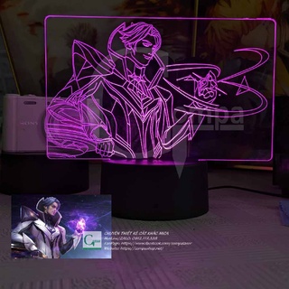 [ẢNH SHOP TỰ CHỤP] Đèn Ngủ Liên Quân Mobile Florentino Giám Sát Tinh Hệ Type 02 GLQM0503 16 MÀU TÙY CHỈNH