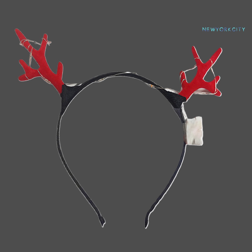 Băng Đô Sừng Hươu Có Đèn LED Phát Sáng Cho Giáng Sinh