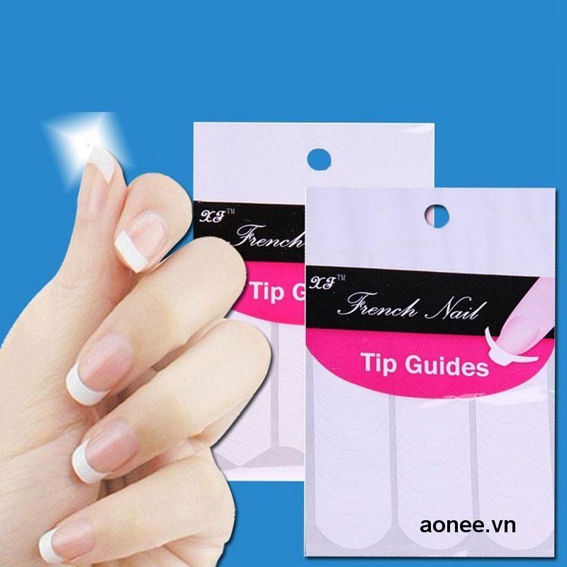 ✨✨Miếng dán hỗ trợ sơn móng nhanh - Sticker tip guides dán french đầu móng