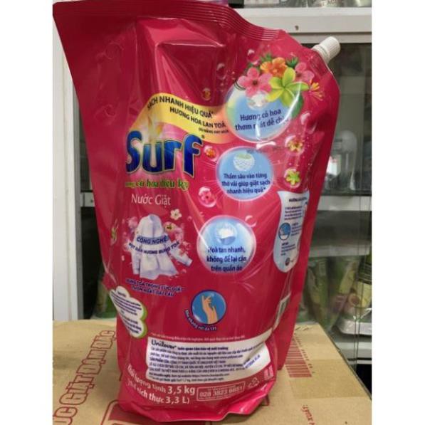 Túi Nước Giặt Surf Hương hoa cỏ diệu kỳ 3,5kg