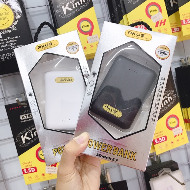 Sạc dự phòng AKUS 7000mAh