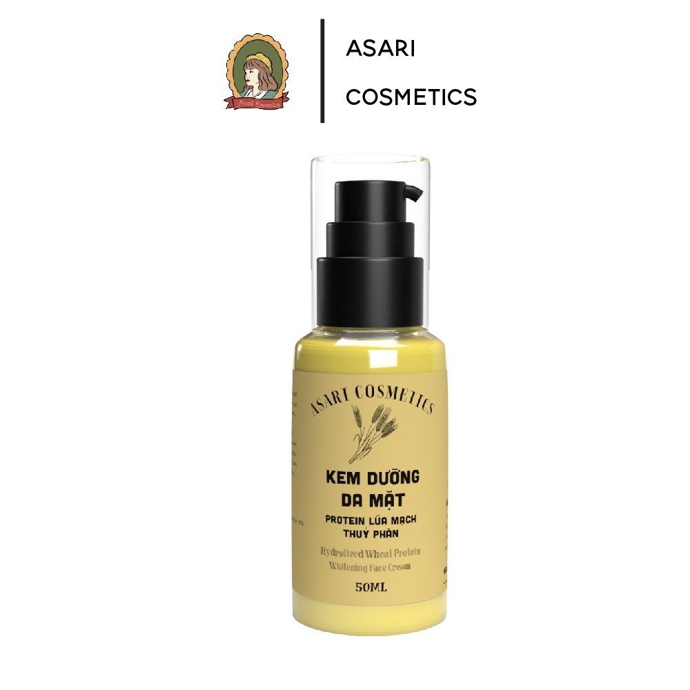 Kem face protein lúa mạch Asari Cosmetics 50ml