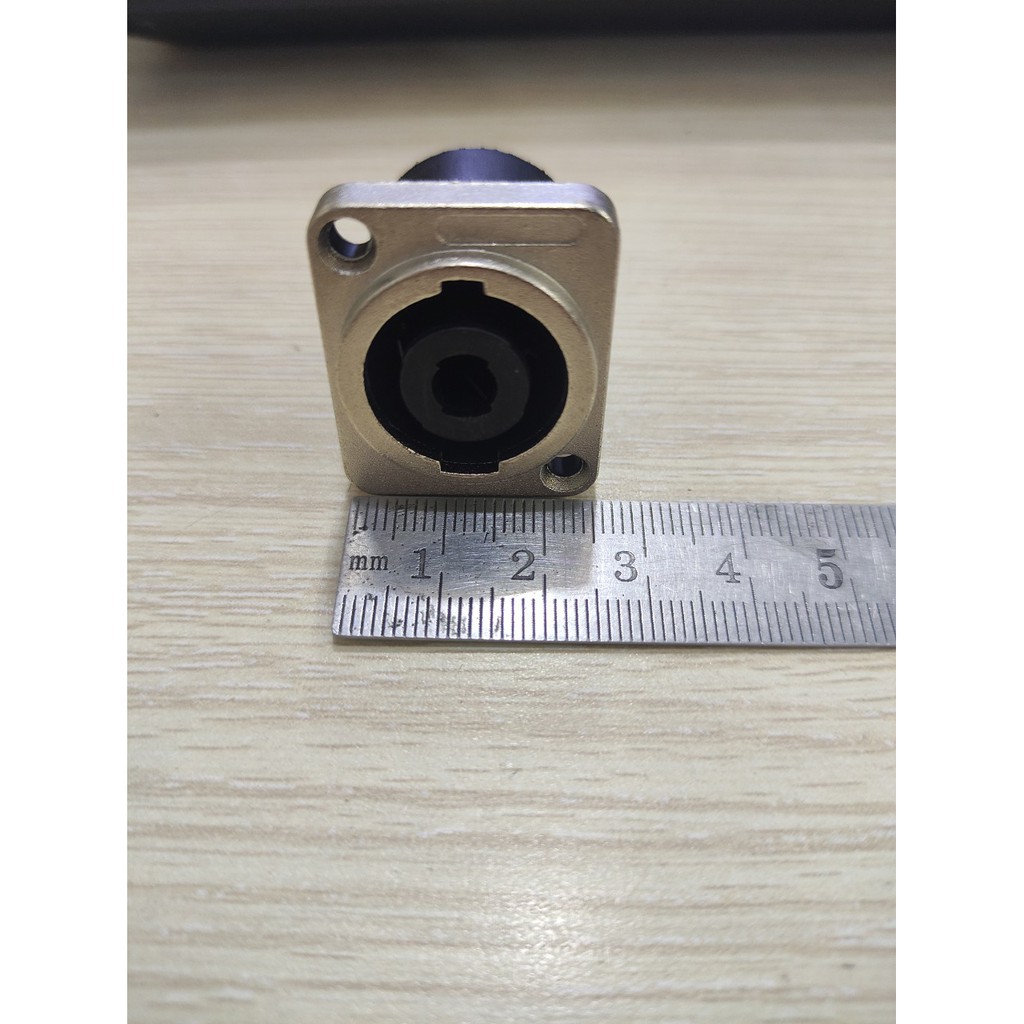 Jack loa Speakon Cái mặt kim loại