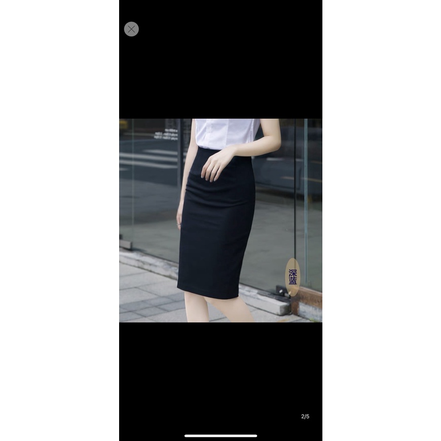 chân váy ngắn 45cm, chân váy bút chì tuyết mưa mịn thoáng mát