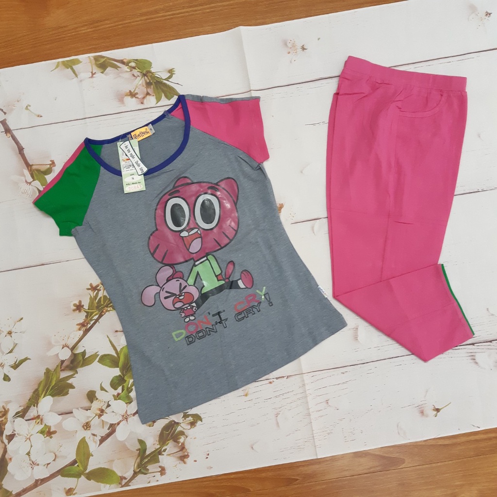 Sale Shock bộ mặc nhà trang trí ngộ nghĩnh Gia Hồi