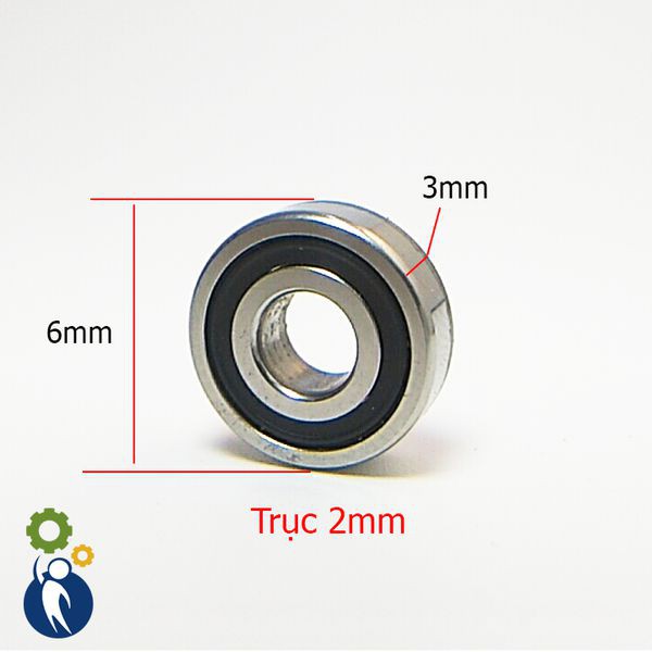 Vòng Bi Trục 2mm 2x6x3