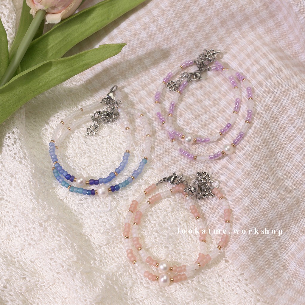 Vòng tay hạt handmade đủ màu Lookatme Meryl / Nemi