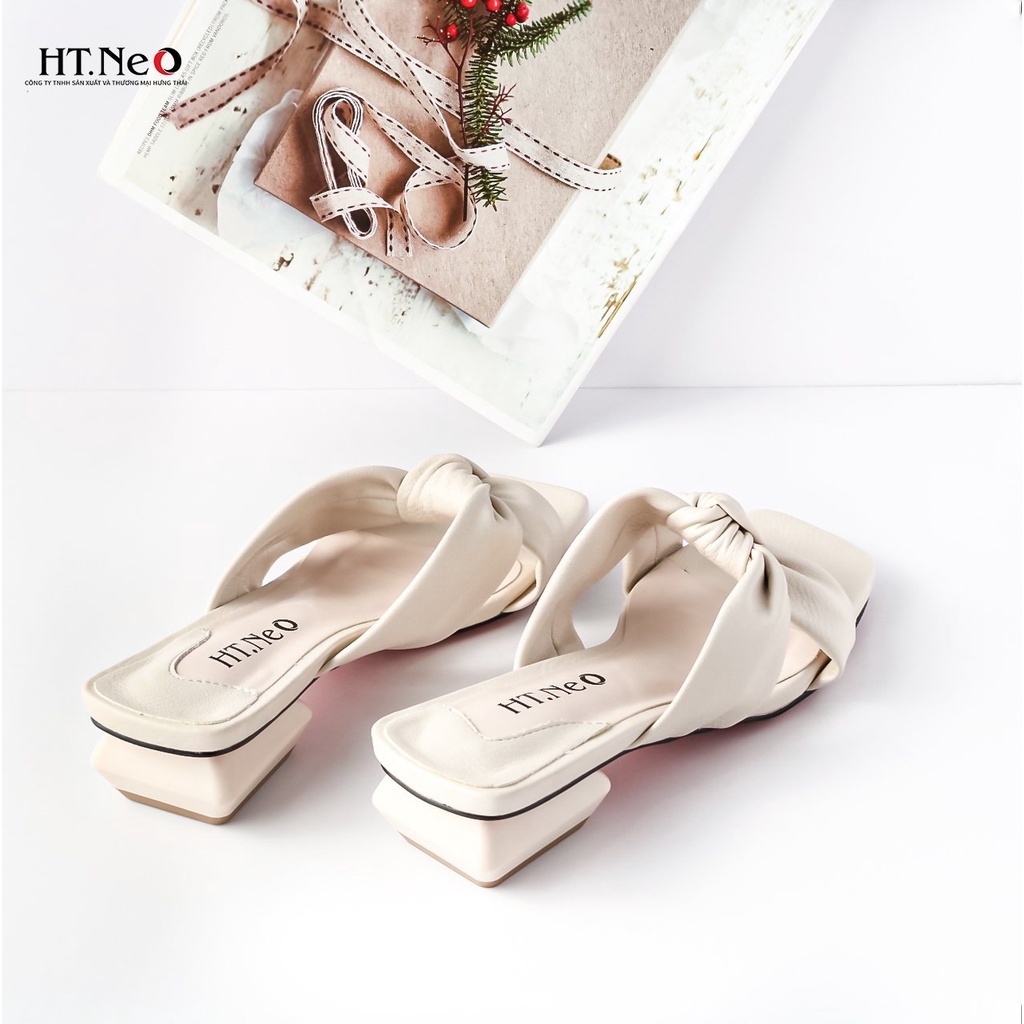 Sandal nữ - Dép nữ HT.NEO da bò thật 100% da siêu mềm dễ đi khâu chắc chắn kiểu dáng nhẹ nhàng SDN68