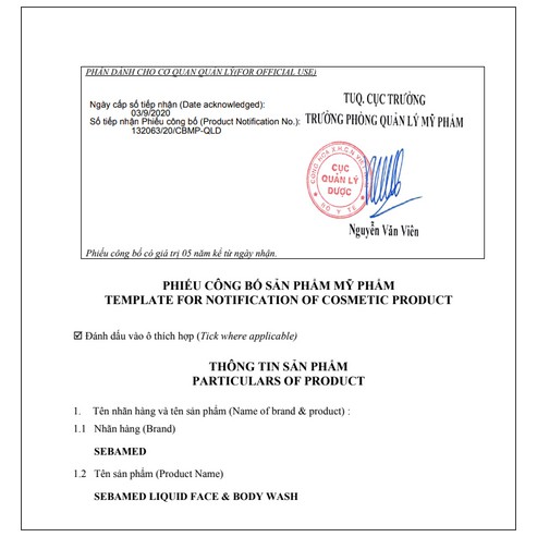 SALES DATE 1 NĂM _Sữa rửa mặt và tắm toàn thân da nhạy cảm Sebamed pH5.5